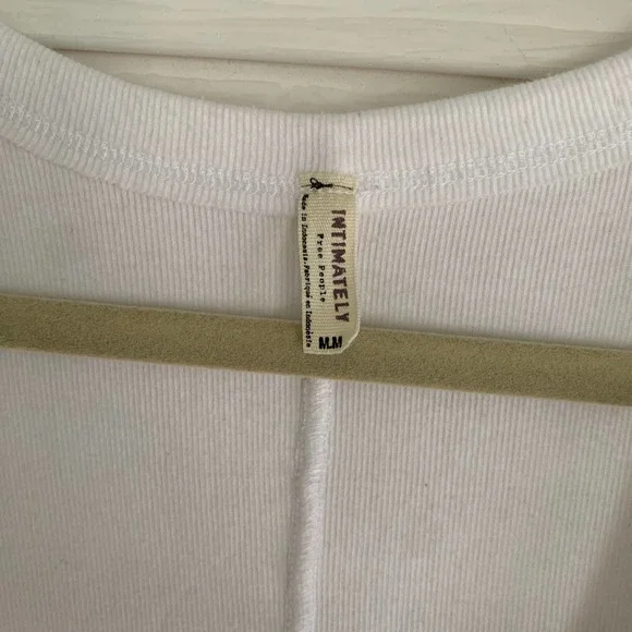 Free People Baring It Cami Top White Size Medium - Picture 9 of 11